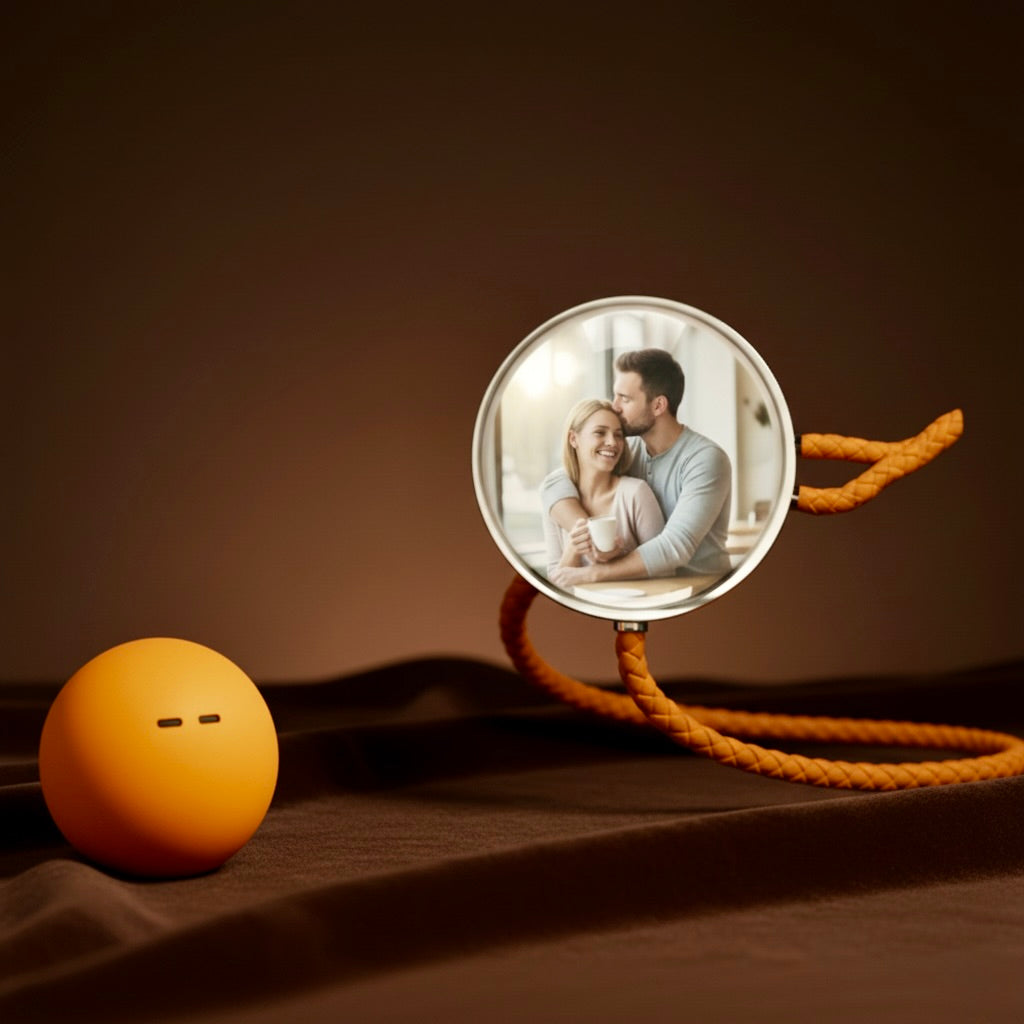 3D Video Crystal Ball DIY Memory Art Glass Ball Lamp Spherical Pixel Display 2.7Inchs Screen 4GB Videos Player for Gift