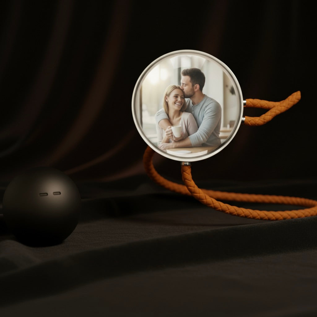 3D Video Crystal Ball DIY Memory Art Glass Ball Lamp Spherical Pixel Display 2.7Inchs Screen 4GB Videos Player for Gift